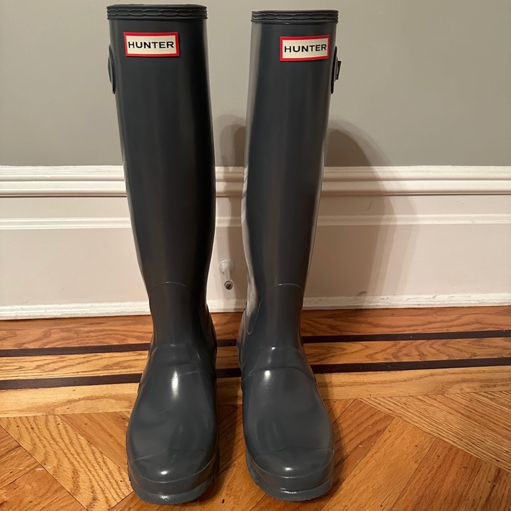 Grey Hunter Boots